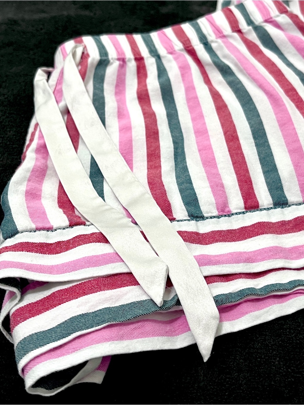 Victoria's Secret Pink Stripe Flannel Pajama Shorts Set Size L - Picture 6 of 9